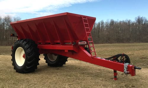 row crop spreader
