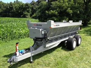 bulk material lime fertilizer spreader