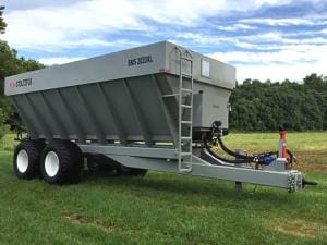 bulk material lime fertilizer spreader